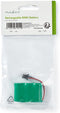 Oplaadbare NiMH-Batterij - 3.6 V DC - Oplaadbaar - 600 mAh - Voorgeladen - 1-Polybag - N/A - 2-Draads-Telefoonconnector - Groen