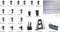 Raaco Super Clip set - Gereedschapswand - 4 panelen - 40 haken/houders