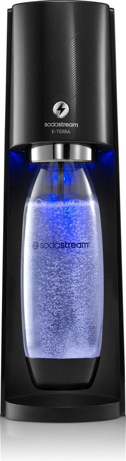 SodaStream E-Terra - Bruiswatertoestel - Elektrische One-Touch bediening - Zwart