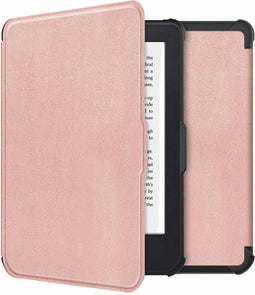 imoshion E-reader Hoesje - Geschikt voor Tolino Shine 4, Kobo Clara 2E - Slim Soft Case Sleepcover Bookcase - Rosé Goud