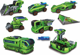 POWERplus Butterfly Solar Educatief Speelgoed | Bouwpakket Hybride Energie | 6-in-1 Constructieset op capacitor (batterij) en zonne-energie | STEM speelgoed