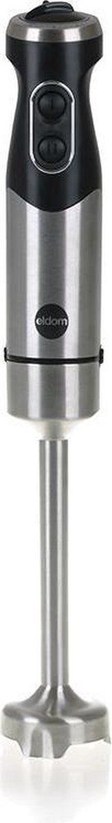 Staafmixer - 1000W - met turbo-functie - zwart zilver