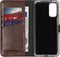 Selencia Galaxy S20 - Echt Lederen Bookcase - Ruimte voor 3 pasjes - Bruin