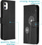 iMoshion Hoesje Geschikt voor iPhone 11 Hoesje Met Pasjeshouder - iMoshion Design Softcase Bookcase - Wit / Zwart / Dandelion
