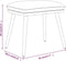 vidaXL - Voetenbank - 45x29,5x35 - cm - fluweel - crèmewit