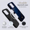 Mio by Mobilize - Apple iPhone 13 - MagSafe Hoesje Hardcase - Midnight Sparkle