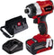 Einhell Accu Slagschroefmachine TE-CI 18 BL Li Kit - Power X-Change - 18 V/Li-ion - 180 Nm - Koolborstelloze motor - Incl. Tas, 4.0 Ah accu en lader