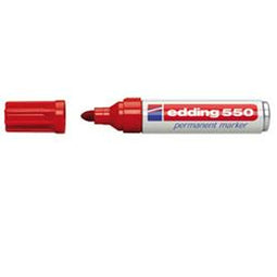 Permanente markeerstift Edding Rood
