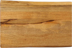 vidaXL - Tafelblad - met - natuurlijke - rand - 50x40x2,5 - cm - massief - mangohout