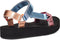 Teva W MIDFORM UNIVERSAL SHIMMER - Plateau sandalen - Leer met metallic foil - PINK MULTI
