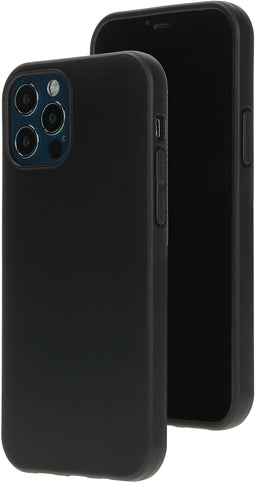Mobiparts Classic TPU Case - Apple iPhone 12/12 Pro - Minimalistisch ontwerp met grip coating - Zwart