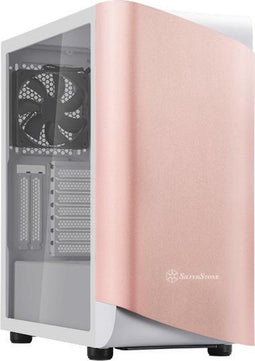 Silverstone SETA A1 - ATX Midi-Tower - Gehard glas - Roze goud