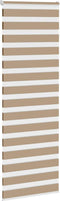 vidaXL - Zebra - Blind - 80x230 - cm - stofbreedte - 75,9 - cm - polyester - zandbruin