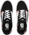 Vans WM Ward - Lage sneakers - Sidestripe logo - (Flowers & Checks) Black - Maat 41