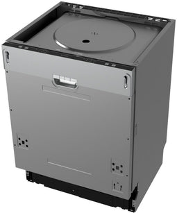 Wiggo WD-B6126E(X) - Vaatwasser - Volledig geïntegreerd - Energieklasse E - Waterverbruik 9l per cyclus - Energiekosten €24,50 per 100 cycli - Energieverbruik 70kWh per 100 cycli