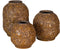 Vaas 20,5 x 20,5 x 26,5 cm Keramisch Bruin