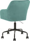 ANTARES - Bureaustoel - Mintgroen - Fluweel