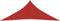 vidaXL - Zonnezeil - 160 - g/m² - 6x6x6 - m - HDPE - rood