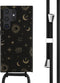 iMoshion Hoesje Geschikt voor Samsung Galaxy S23 Ultra Hoesje Met Koord - iMoshion Siliconen design hoesje met koord - Zwart / Sky Black
