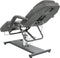 vidaXL - Massagetafel - 180x62x(87-112) - cm - grijs