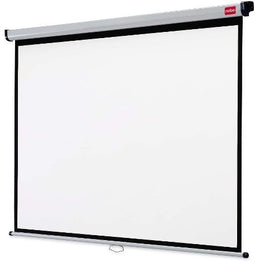 Nobo Projectiescherm Wandmodel - 4:3 2400 x 1813 mm - Inrol mechanisme - Witte matte ondergrond