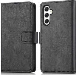 iMoshion Hoesje Geschikt voor Samsung Galaxy A25 / A24 Hoesje Met Pasjeshouder - iMoshion Luxe Bookcase - Zwart