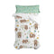 Happy Friday Duvet cover set 2 pieces Happy sloth 155x220 cm (Single) Multicolor