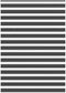 vidaXL - Zebra - rolgordijn - 155x230 - cm - stofbreedte - 150,9 - cm - zwart