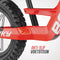 BERG Biky Cross Red Loopfiets - 12 inch - Lichtgewicht frame van magnesium - 2 tot 5 jaar - Rood