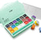 HIMI Gouache - set van 18 kleuren x 30gr - in kunststof opbergbox groen