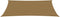 vidaXL Zonnezeil 160 g/m² 3x6 m HDPE taupe