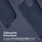Accezz MagSafe Leather Backcover - Krasbestendig - Donkerblauw (iPhone 15)