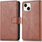 iMoshion Hoesje Geschikt voor iPhone 14 Plus Hoesje Met Pasjeshouder - iMoshion Luxe Bookcase - Bruin