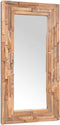 vidaXL - Decoratieve - spiegel - rechthoekig - 120x60 - cm - teakhout