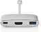 Nedis CCTB64765AL02 - USB-C naar HDMI Kabel - 20cm - Zilver