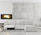 Hoes voor chaise longue met korte armleuning rechts Eysa JAZ Wit 120 x 120 x 360 cm
