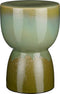 Mica Decorations Lucien Bijzettafel - H42 x Ø29 cm - Keramiek - Groen