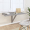 VDXL Wandtafel inklapbaar 100x60x56 cm bewerkt hout grijs sonoma