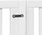vidaXL - Hondenhek - inklapbaar - met - deur - 6 - panelen - 300 - cm - populierhout - wit
