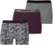 O'Neill Boxershorts Heren - Nauwsluitende fit - Grijs - Paars (3-pack)