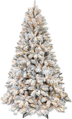 Kerstboom DKD Home Decor 150 cm Metaal PE Besneeuwd
