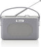 Swan Draagbare Retro Radio DAB+ - Grijs - met Bluetooth
