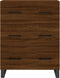 vidaXL - Dressoir - 69,5x34x90 - cm - bewerkt - hout - bruin - eikenkleur