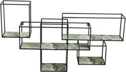 PTMD Laiko Rechthoekig Wandrek - 128 x 20 x 72 cm - Metaal - Wit