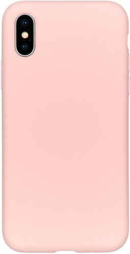 Accezz Liquid Silicone Backcover - iPhone Xs / X - Schokabsorberend - Roze