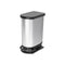 Rotho Paso - Pedaalemmer - 50 l - Zilver Metallic