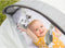 Bo Jungle Speeltent Baby - Pop Up tent UV-werend - Muggengaas - 3 afneembare speeltjes - Uitneembare matras - Opbergzak - Grijs