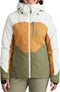 O'Neill Carbonite - Wintersportjas - Waterdicht 10.000mm - Wit/oranje/bruin/groen - M