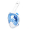 Snorkelmasker met steun voor sportcamera AquaSport Blauw Wit (4 Stuks)
