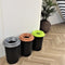 Plafor Eco Bin - Ronde Prullenbak 50L - Inclusief 5-delige Stickerset - Wit